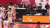 21年世预赛，中国男篮对阵日本，杜锋玩五上五下，半场领先20+